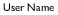 User Name
